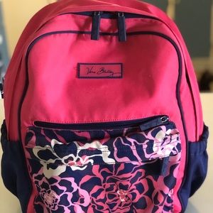 Vera Bradley Backpack-Catalina Pink